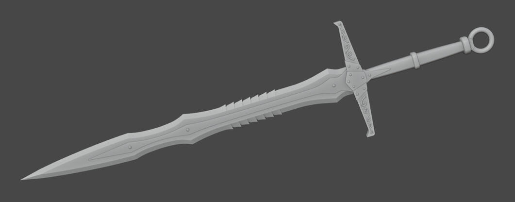 Skyrim's Dragonbone Greatsword
